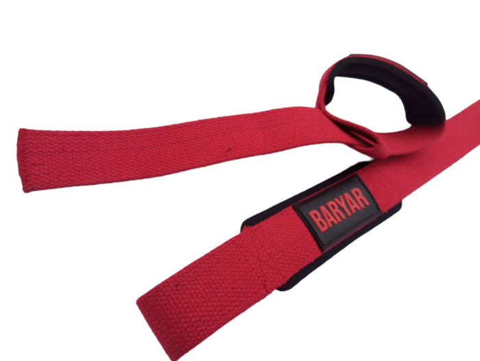 LiftLock Weight Lifting Straps Red